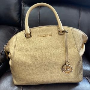 Michael Kors EUS gold leather women's bag/purse/handbag